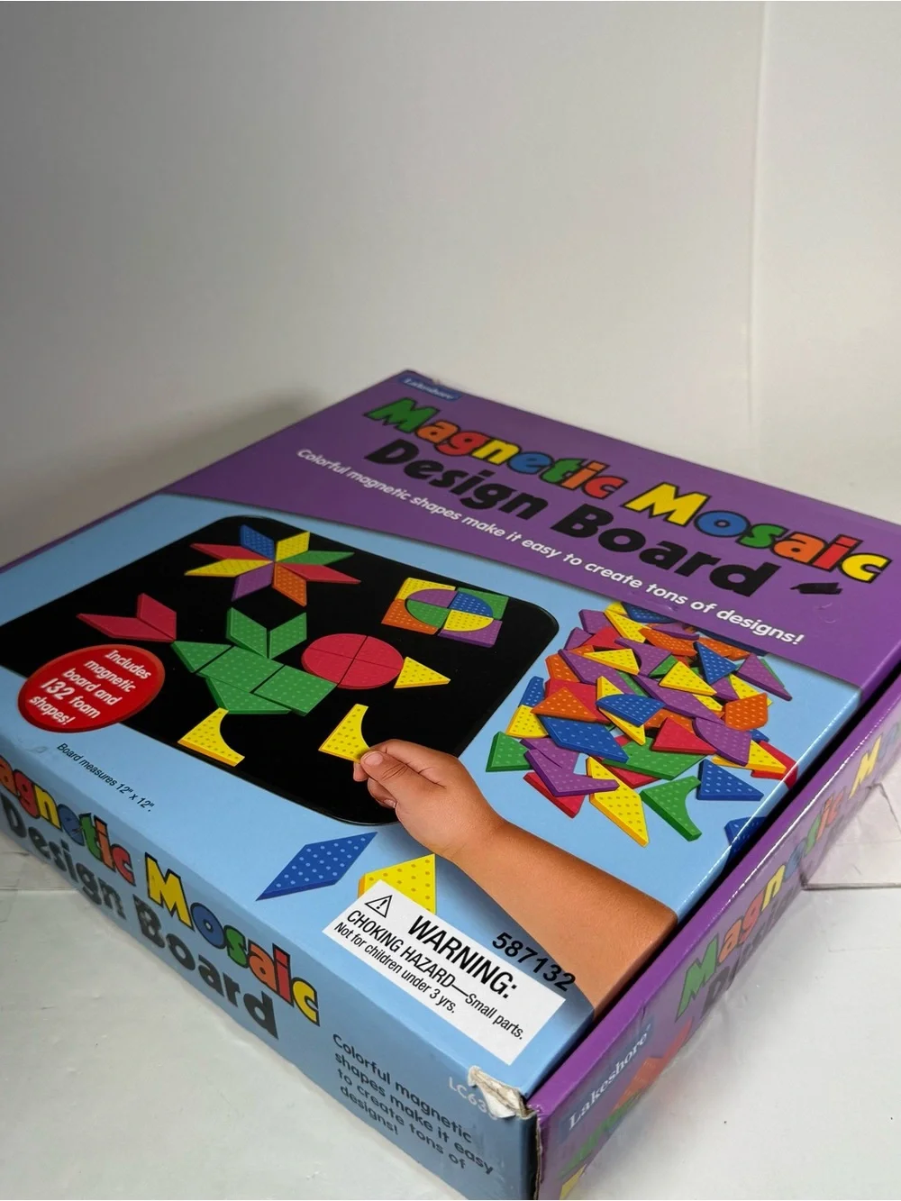 Lakeshore Magnetic Mosaic Design Board Foam Shapes Designs Near Complete *Read